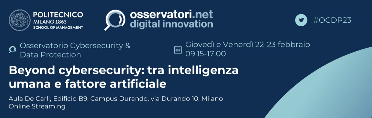 Beyond cybersecurity: tra intelligenza umana e fattore artificiale